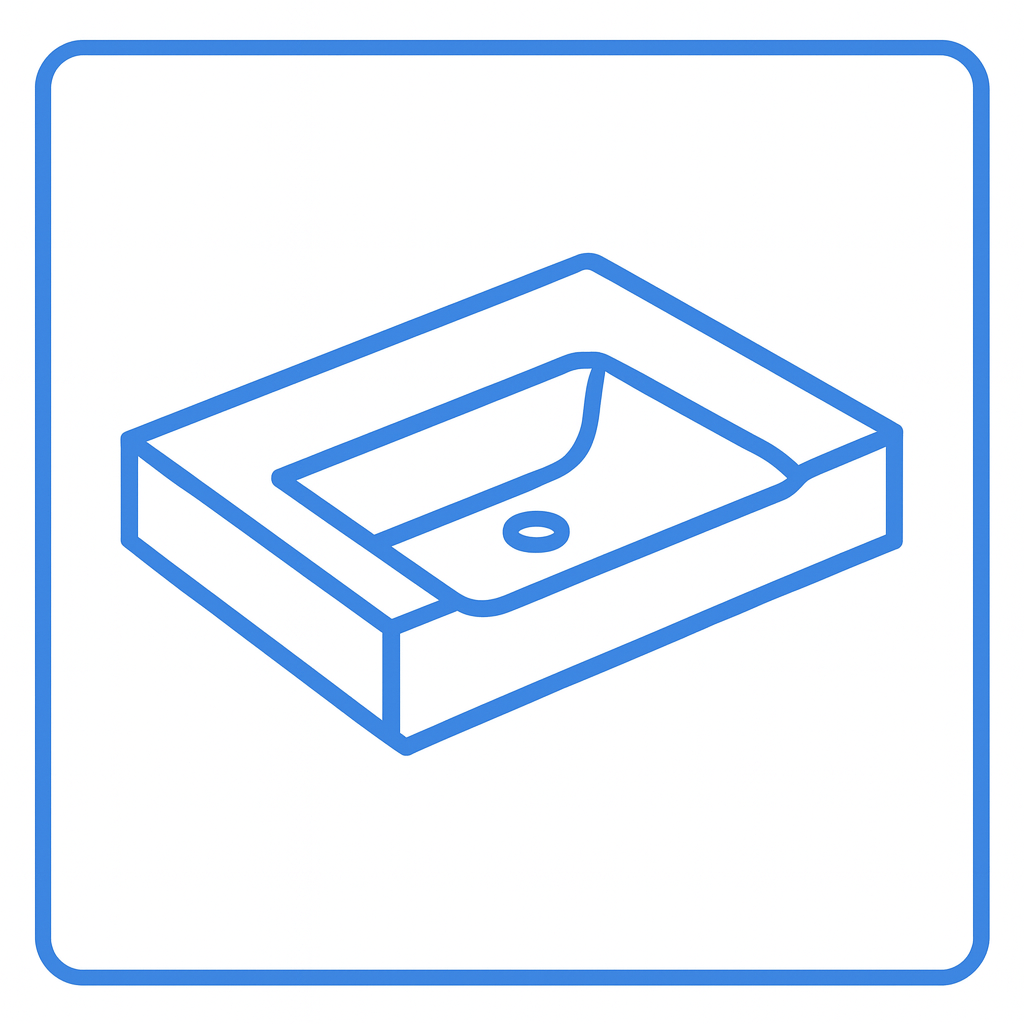 SEREL TEZGAH ÜSTÜ GÖMME LAVABOLAR