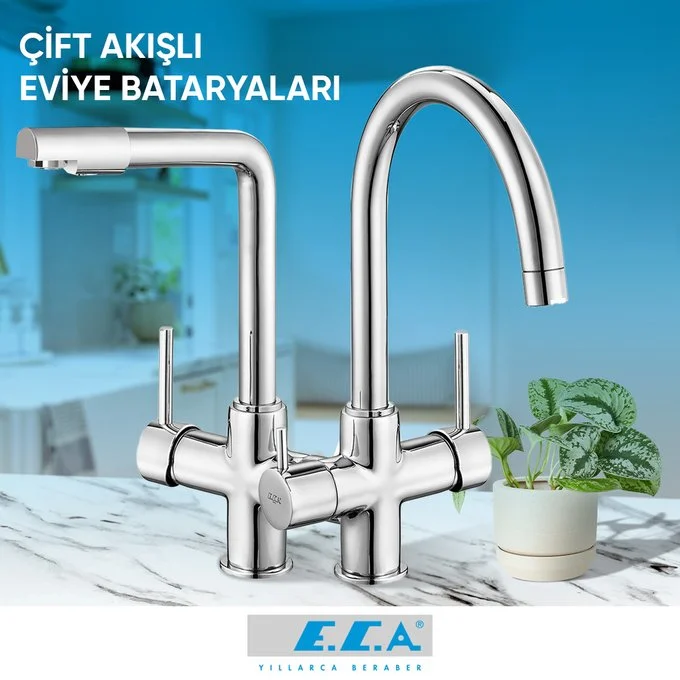 Arıtmalı Mutfak Bataryası (Dual Flow) Nedir? Tek Bataryayla Arıtma Suyu + Şebeke Suyu Kullanma Rehberi 