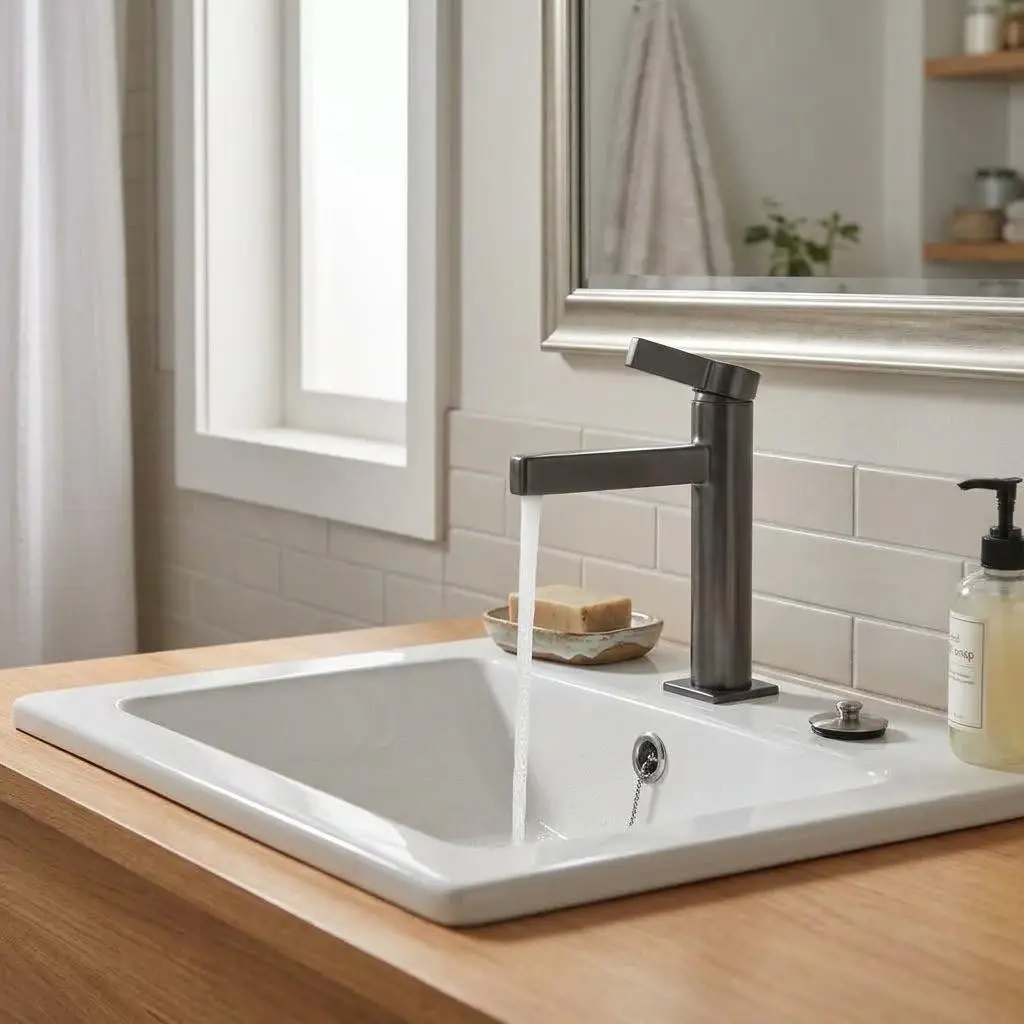 Eca Life Lavabo Bataryası Mat Antrasit 102188777C5 Eca Life Lavabo Bataryası Mat Antrasit 102188777C5