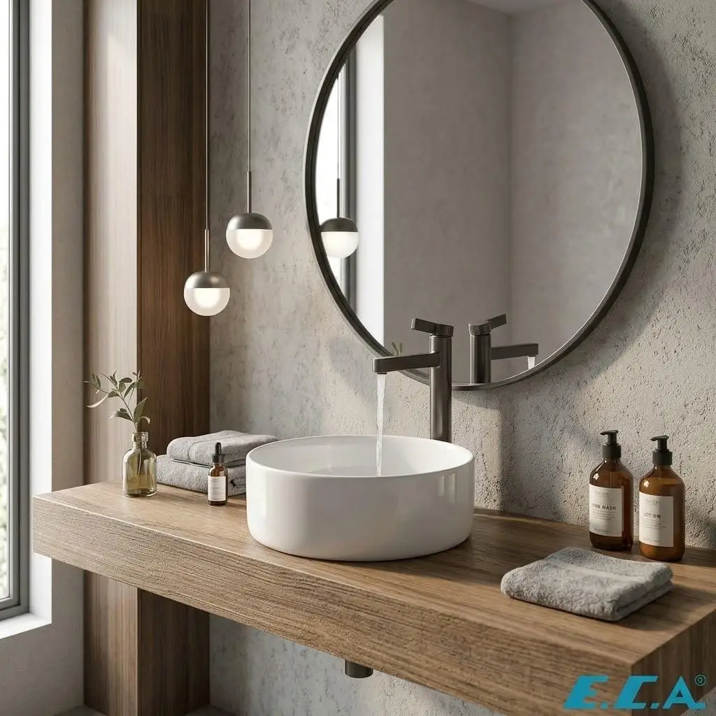 Eca Life Yüksek Tip Lavabo Bataryası Mat Antrasit 102188779C5 Eca Life Yüksek Tip Lavabo Bataryası Mat Antrasit 102188779C5