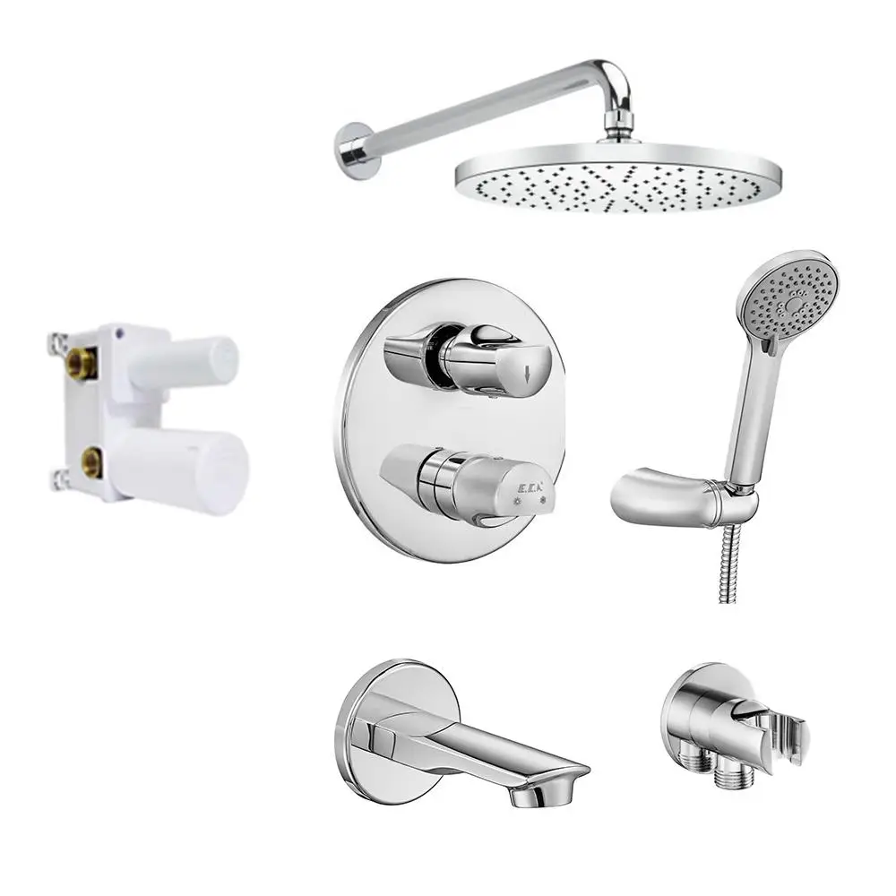 Eca Myra Ankastre Duş Seti - 3 yollu / 7 parça set - ECA.ANKSET.BD311 Eca Myra Ankastre Duş Seti - 3 yollu / 7 parça set - ECA.ANKSET.BD311