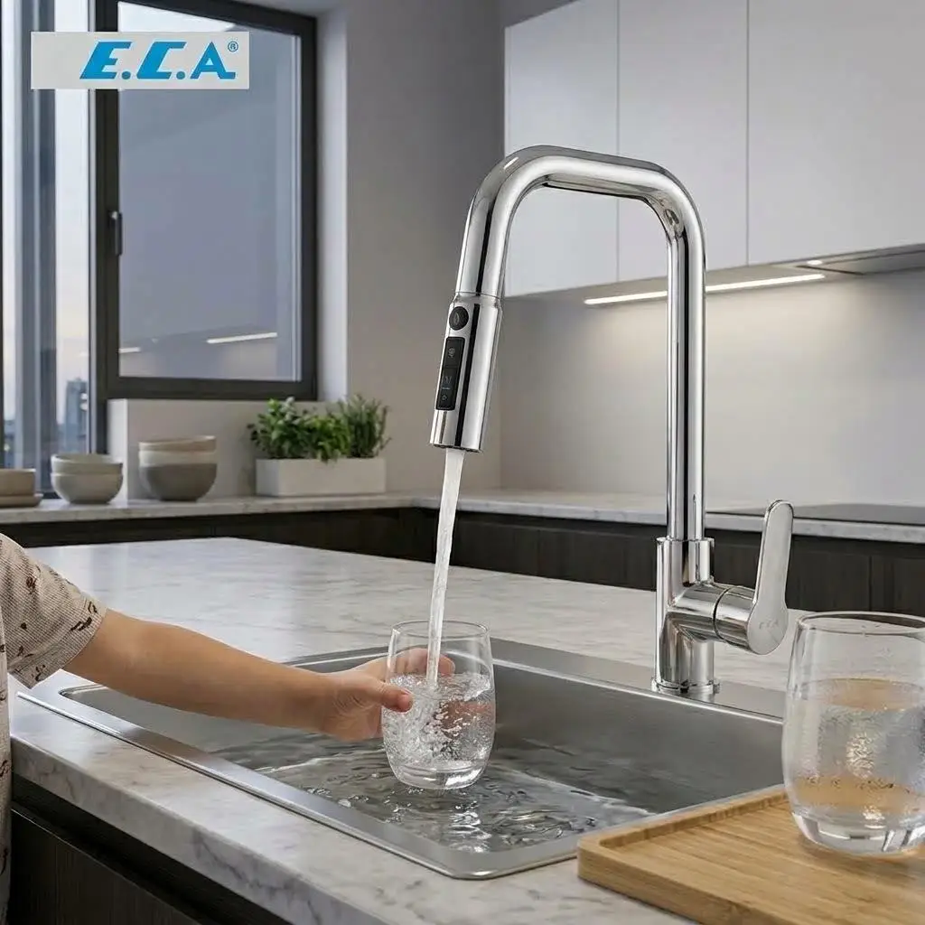 Eca Nita Dual Flow (Çift Akışlı) Spiralli Arıtmalı Mutfak Bataryası 102118155 Eca Nita Dual Flow (Çift Akışlı) Spiralli Arıtmalı Mutfak Bataryası 102118155