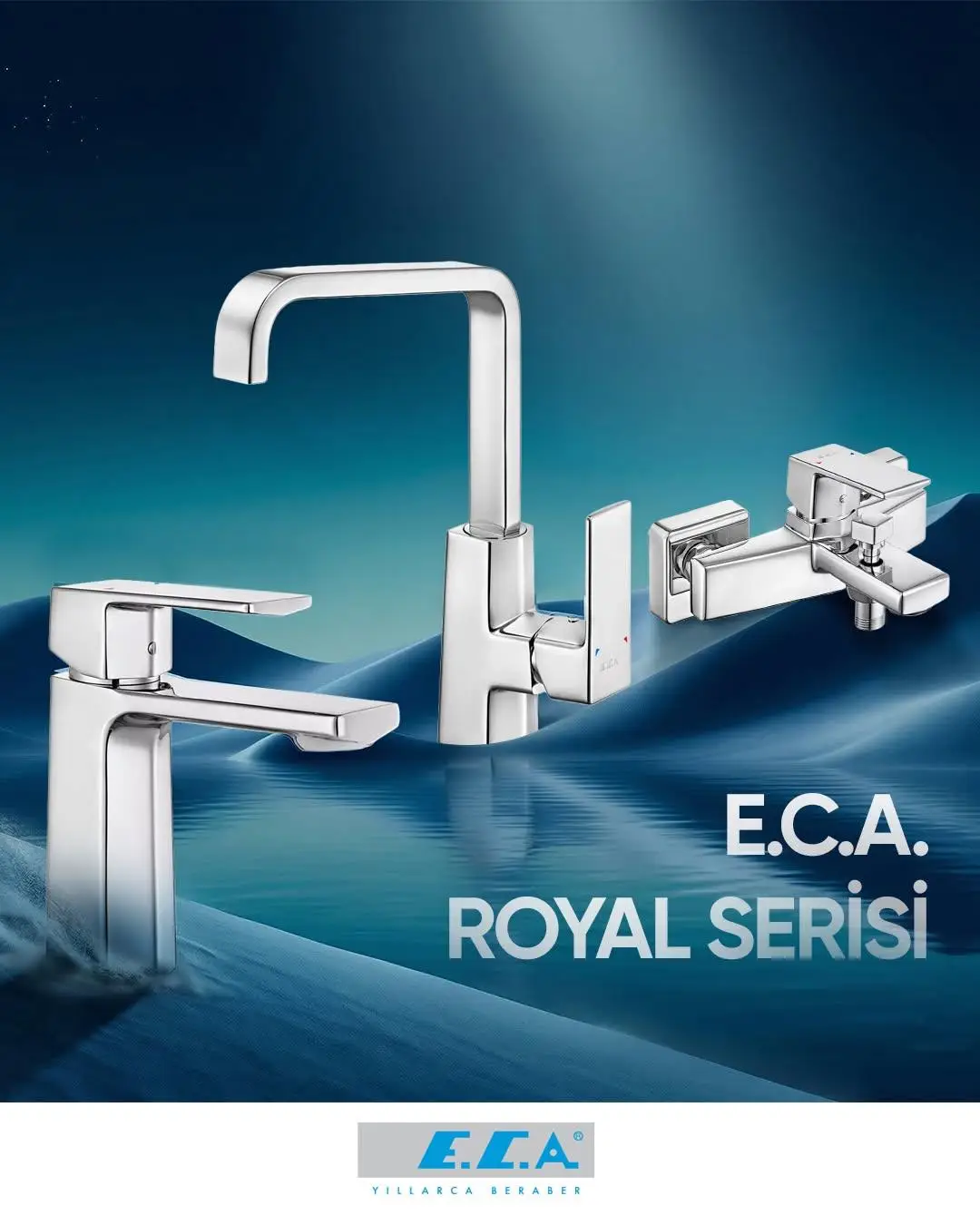Eca Royal Yüksek Tip Lavabo Bataryası 102188670 Eca Royal Yüksek Tip Lavabo Bataryası 102188670