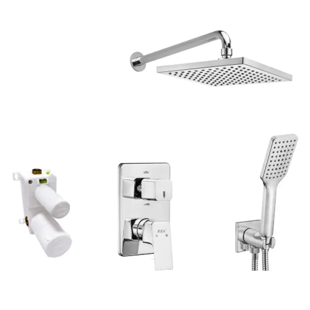 Eca Tiera Ankastre Duş Seti - 2 yollu / 6 parça set - 102199772 Eca Tiera Ankastre Duş Seti - 2 yollu / 6 parça set - 102199772