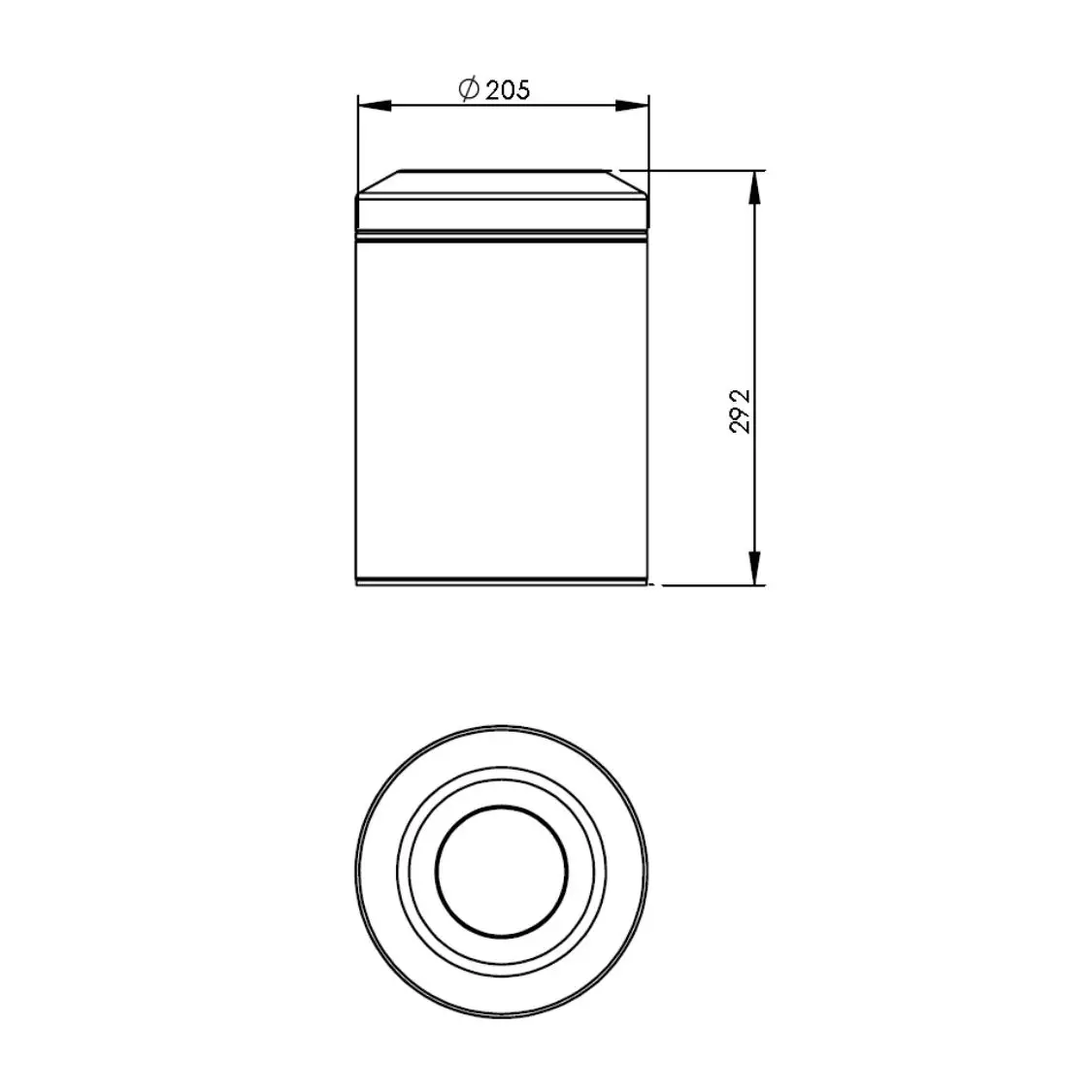 Serel Paslanmaz Çöp Kovası 7 Lt 140107017T2 Serel Paslanmaz Çöp Kovası 7 Lt 140107017T2